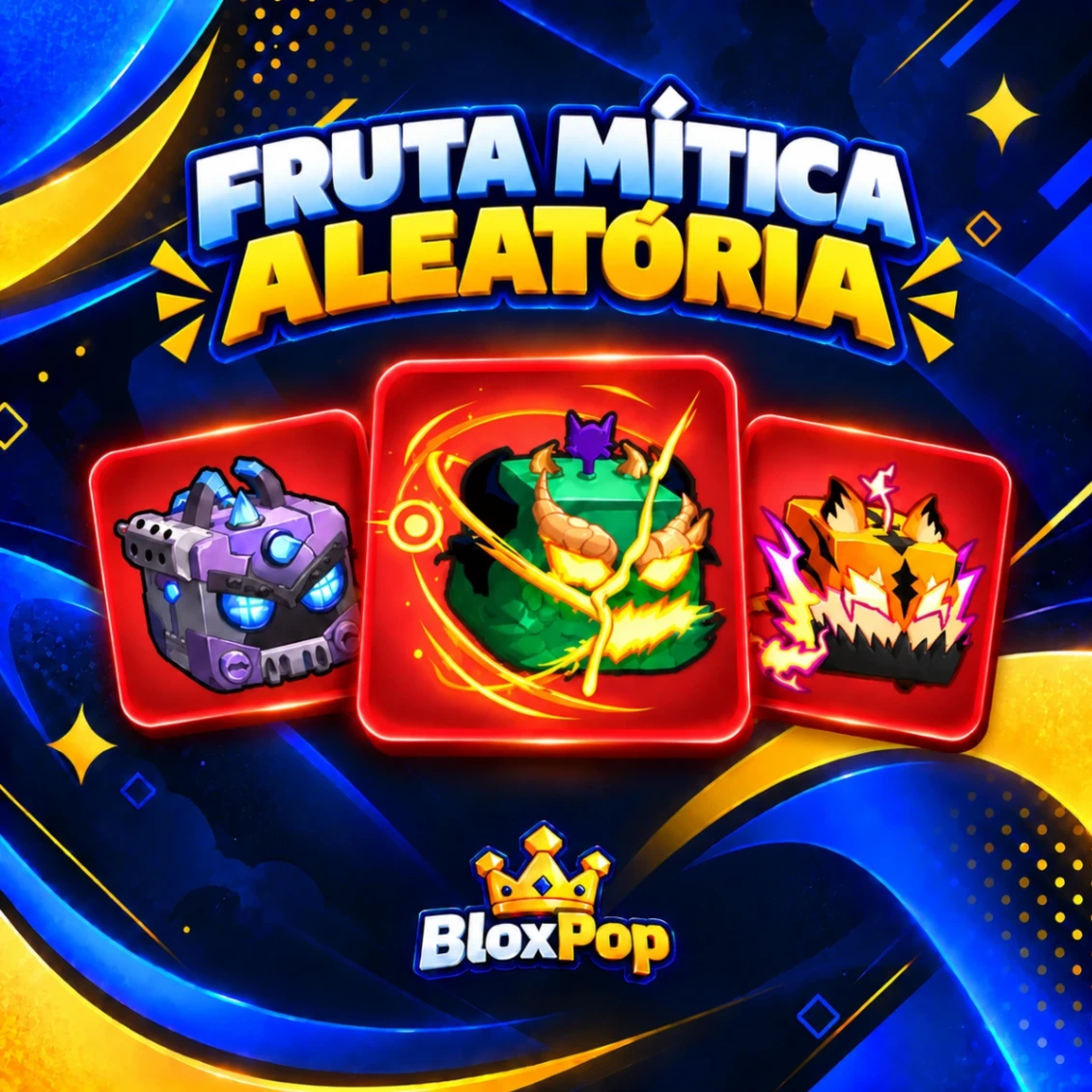 Level  2800 + GOD + Fruta mítica aleatória
